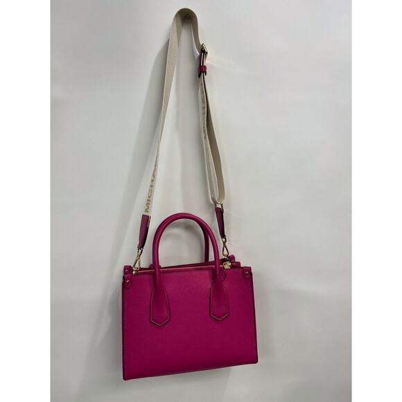 Michael Kors Maple Women’s Signature MK Logo Satchel - Picture 6 of 8